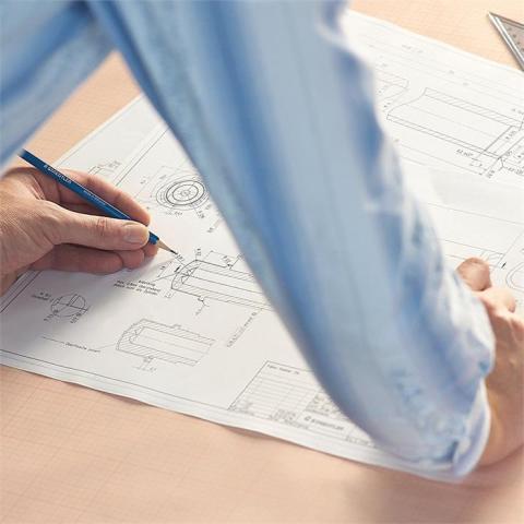 Staedtler Dereceli Kalem Mars Lumograph 6'lı