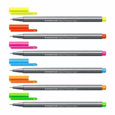 Staedtler Triplus Fineliner Kalem Seti Flamingo 6 Renk