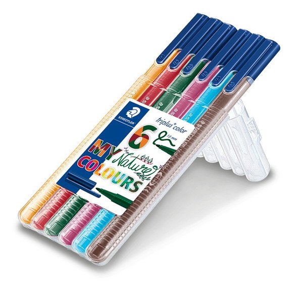 Staedtler Keçeli Kalem 1.0mm Naturel 6 Renk