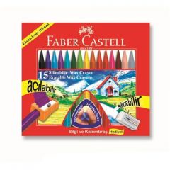 Faber-Castell Silinebilir Mum Boya 15 Renk