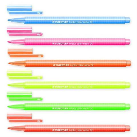 Staedtler Keçeli Kalem 1.0mm Neon 6 Renk