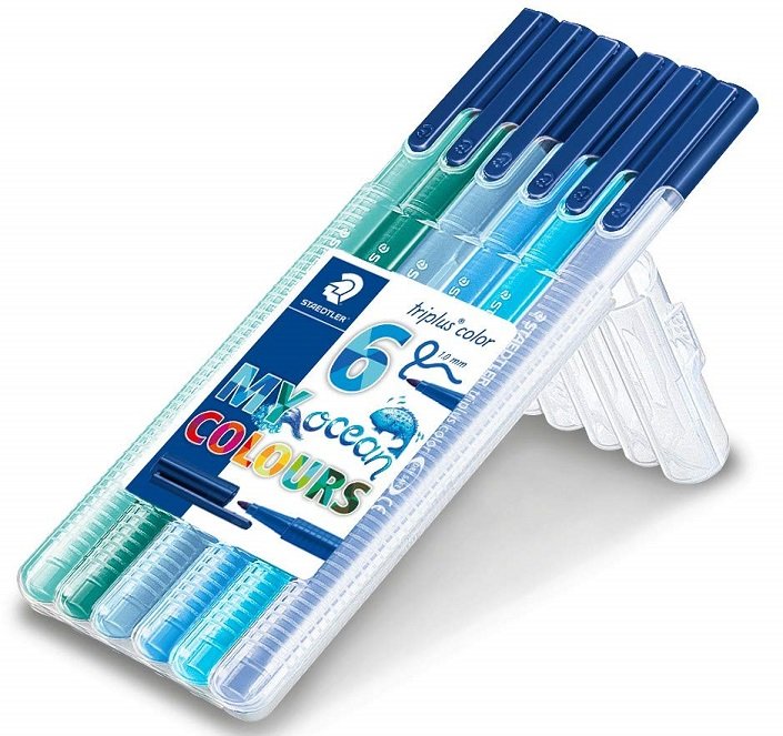 Staedtler Keçeli Kalem 1.0mm Okyanus 6 Renk