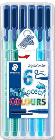 Staedtler Keçeli Kalem 1.0mm Okyanus 6 Renk