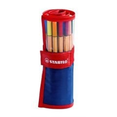 Stabilo Point 88 İnce Uçlu Keçeli Kalem Rollerset 25 Renk