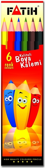 Fatih Kuru Boya Tam Boy 6 Renk