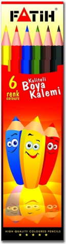 Fatih Kuru Boya Tam Boy 6 Renk
