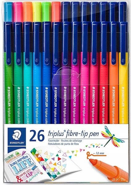 Staedtler Triplus Keçeli Kalem Seti 26 Renk