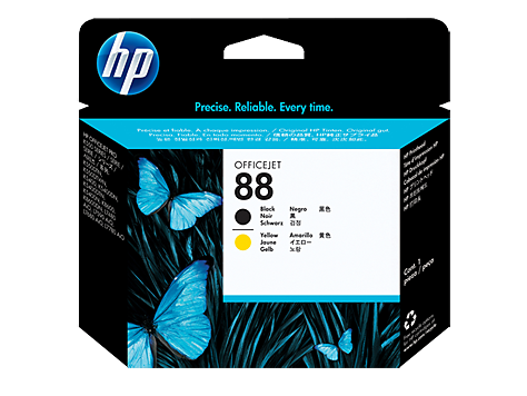 HP 88 Siyah ve Sarı Orijinal Yazıcı Kafası (C9381A)