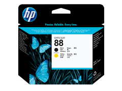 HP 88 Siyah ve Sarı Orijinal Yazıcı Kafası (C9381A)