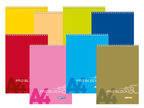 Gıpta Pro Block Spiralli Bloknot A4 Çizgili