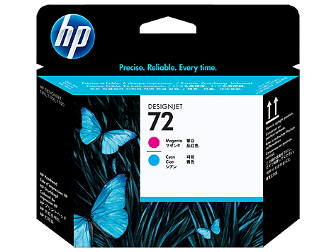 HP 72 Macenta ve Camgöbeği Baskı Kafası (C9383A)