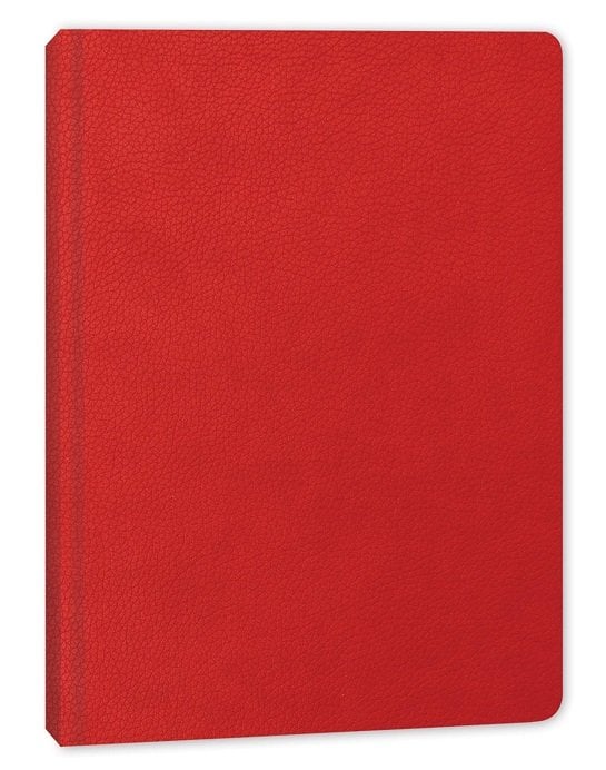 Keskin Color 17x24 Düz Termo Deri Defter Kırmızı