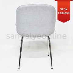 Cara Metal Chair - Light Gray