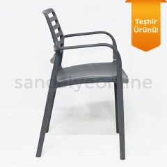 Louise Plastic Chair with Armrest