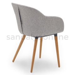 Shell N Pad Kitchen and Lounge Chair Gray