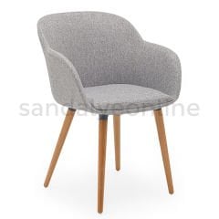 Shell N Pad Kitchen and Lounge Chair Gray