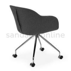 Shell N Pad Kitchen and Lounge Chair Dark Gray