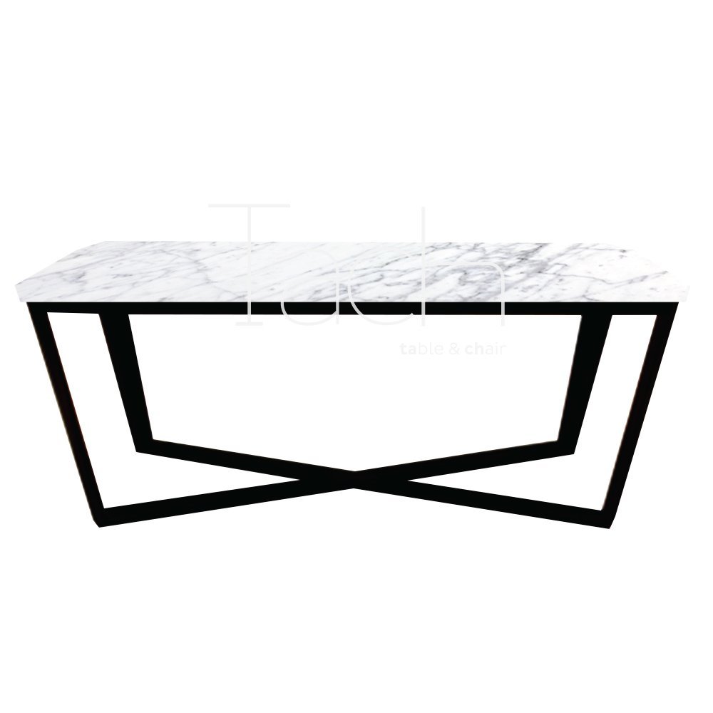 Marble Dining Table White - Cross