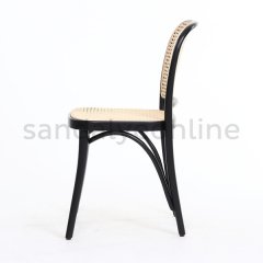 Lina Hazeranlı Black Wooden Chair