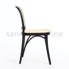 Lina Hazeranlı Black Wooden Chair