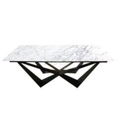 Marble Dining Table White - Diamond