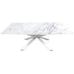 Marble Dining Table White - Diamond