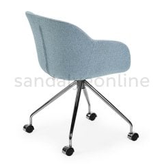 Shell OC-Pad Upholstered Office Chair Blue