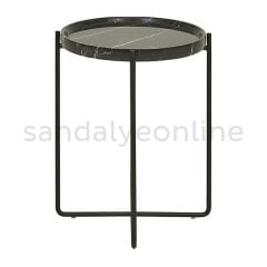 Rua Marble Coffee Table Black