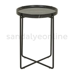 Rua Marble Coffee Table Black