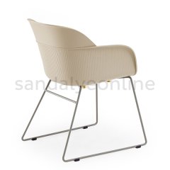 Shell Up Meeting Chair Beige