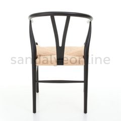 Wishbone Wooden Chair - Black