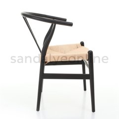 Wishbone Wooden Chair - Black