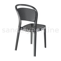 Bee Mutfak Sandalyesi - Siyah Şeffaf