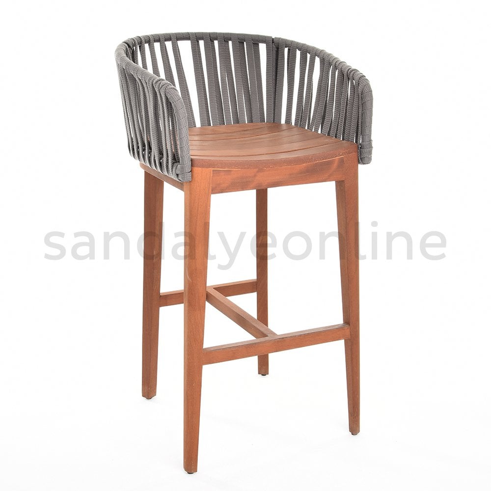 Toron Wooden Bar Chair