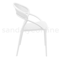 Sunset Plastik Sandalye - Beyaz