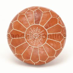 Ues Leather Marrakesh Pouf