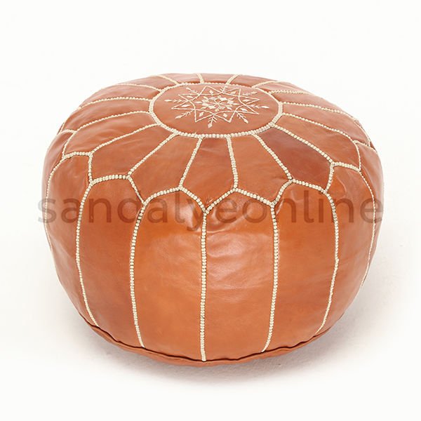 Ues Leather Marrakesh Pouf