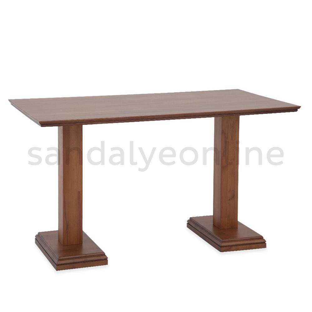 Shrea Double Solid Panel Table