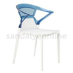 Ego Armrest Hospital Chair White-Blue