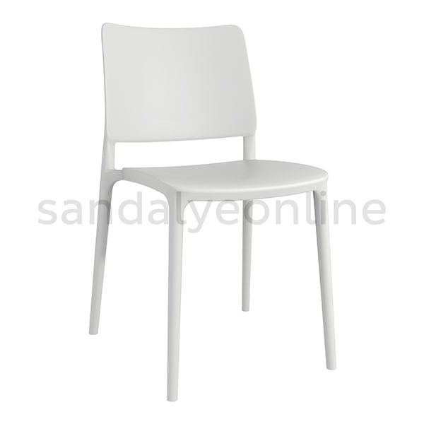 Joy Plastik Sandalye Beyaz