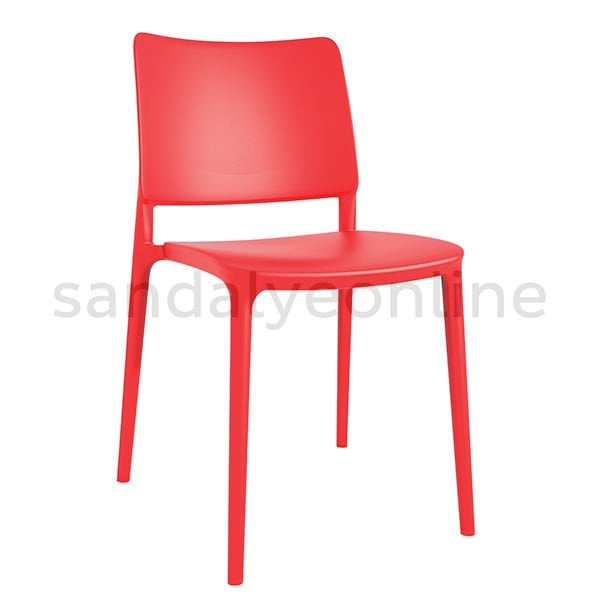 Joy Plastik Sandalye Kırmızı