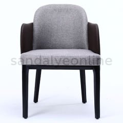 Orbino Leather Upholstered Chair