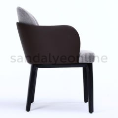 Orbino Leather Upholstered Chair