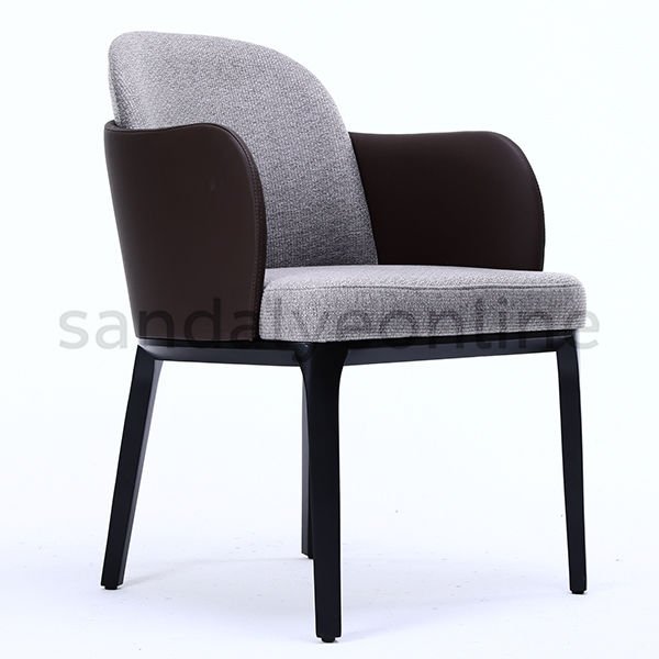 Orbino Leather Upholstered Chair