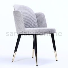 Lucas Back Hazeran Detailed Dining Chair