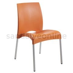 Vital Plastic School Canteen Chair Orange