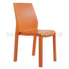 Yummy Plastic Study Chair Orange