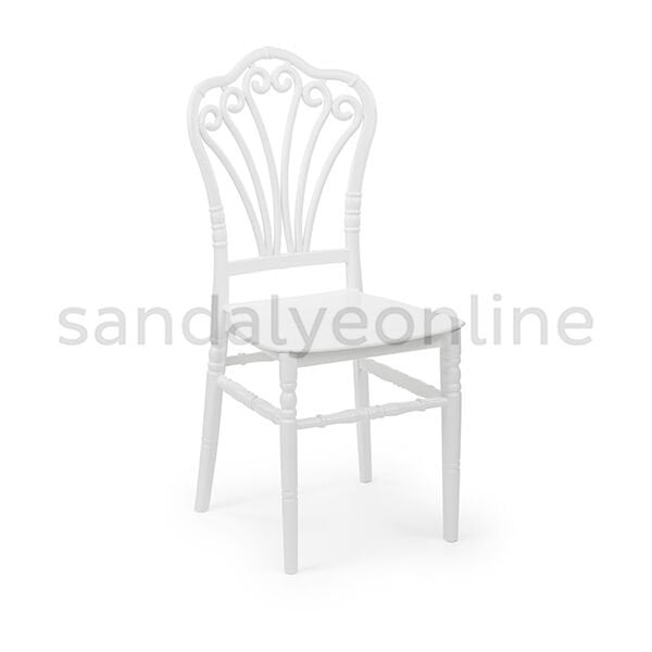 Lir White Organization Chair