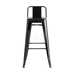 Tolix Sırtlı Bar Sandalyesi 75 cm