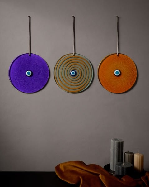Cam Nazarlık [Amber-25cm]